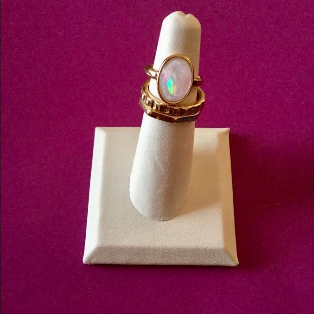 Gold ring trio